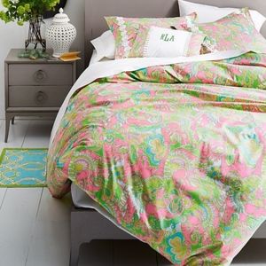 lilly pulitzer duvet cover chin chin sparkle pink